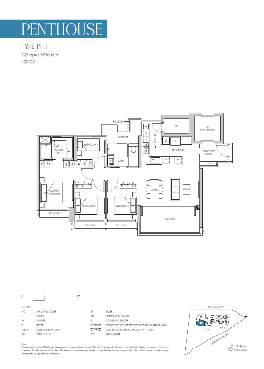 Floor plan PH1 — Penthouse