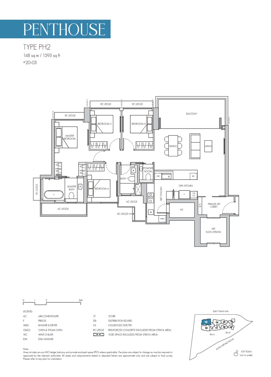 Floor plan PH2 — Penthouse