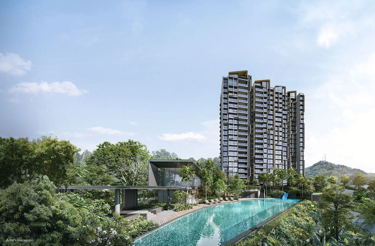 8@BT — artist's impression of the towers at Bukit Timah Link