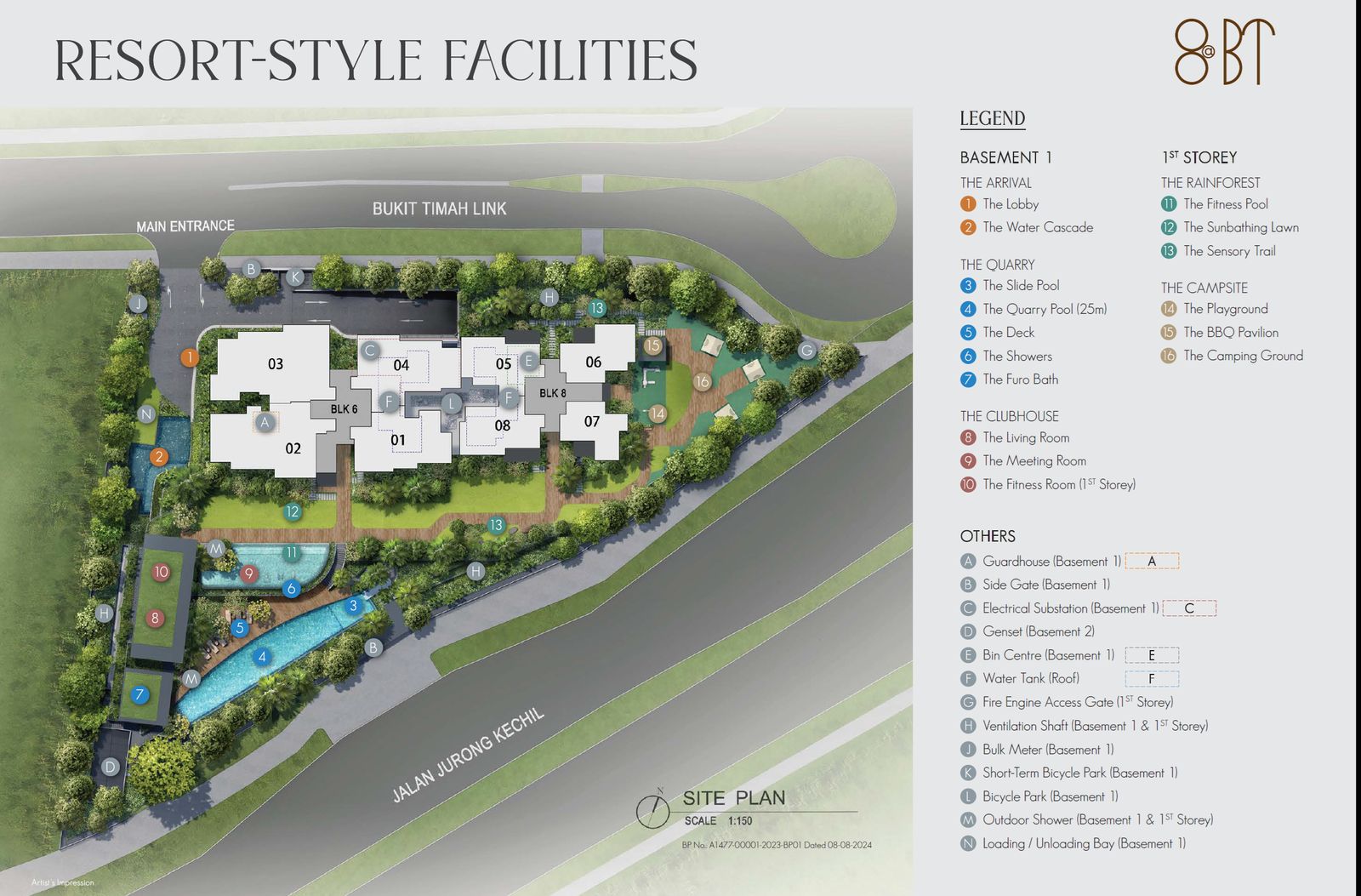 8@BT — site plan