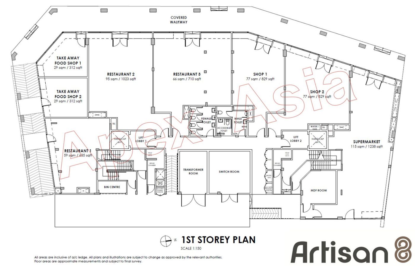 Artisan 8 — ground-level commercial units