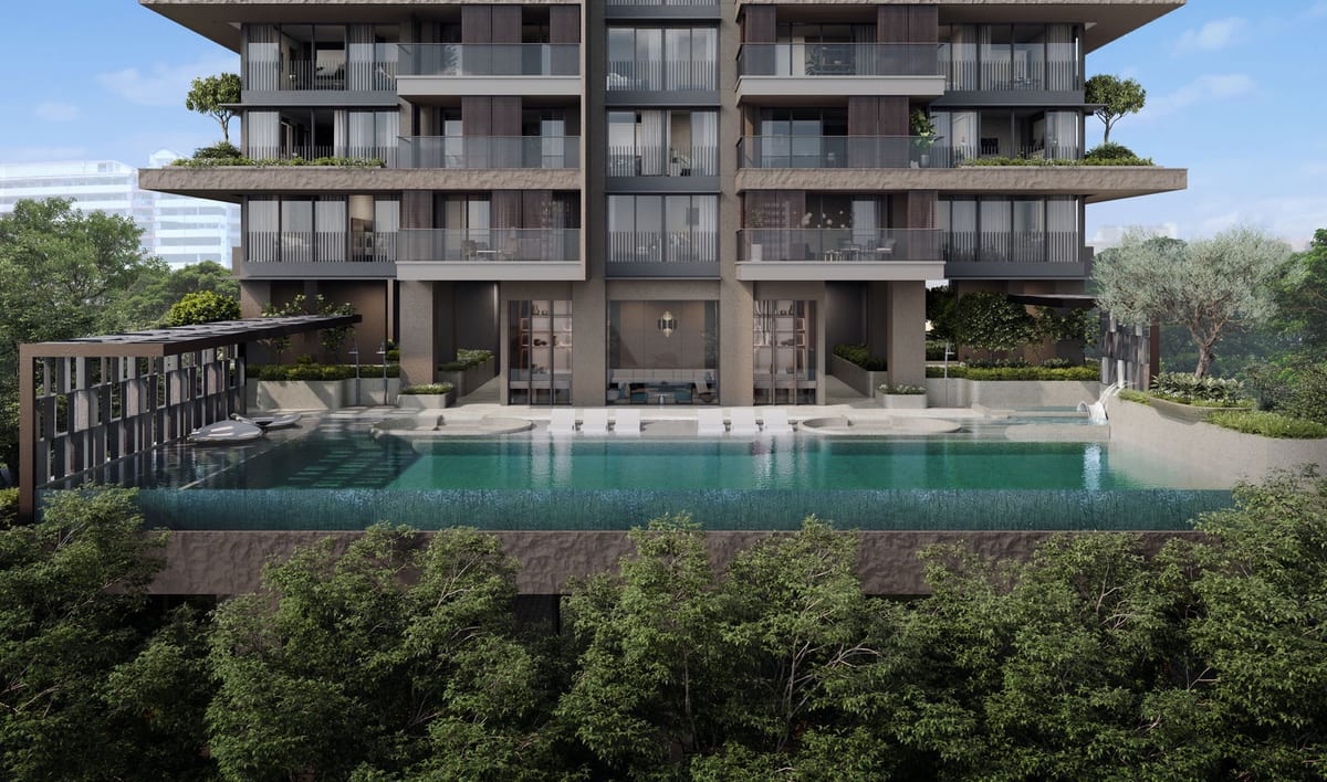Aurea — Level 3 Grand Infinity pool, artist's impression