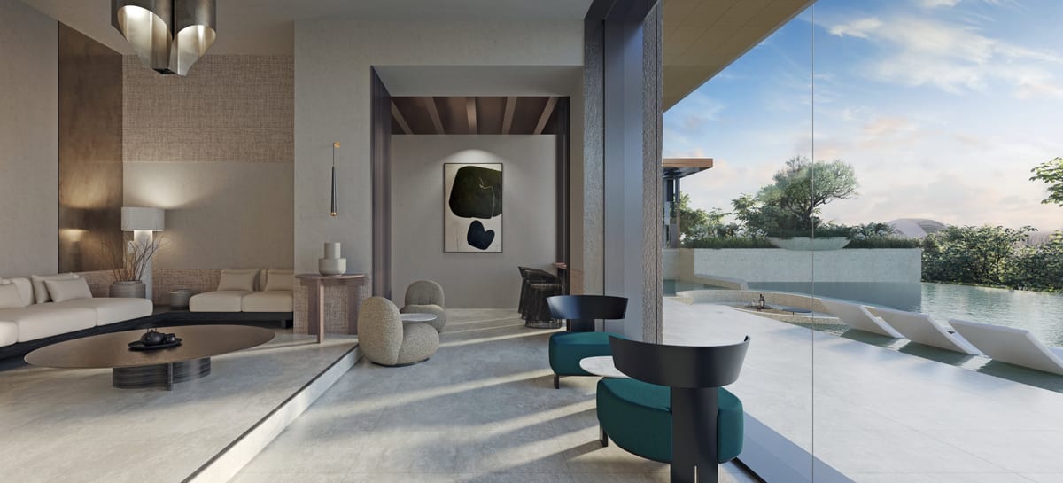 Aurea — Level 3 The Retreat clubhouse, artist's impression