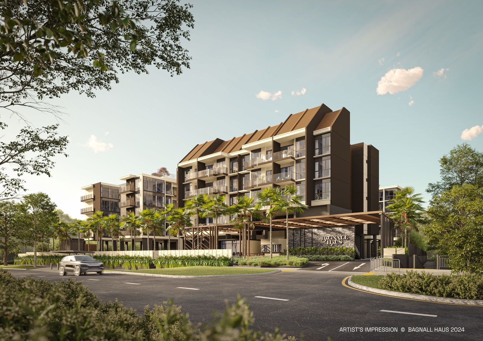 Bagnall Haus — artist's impression of the main perspective on the Upper East Coast