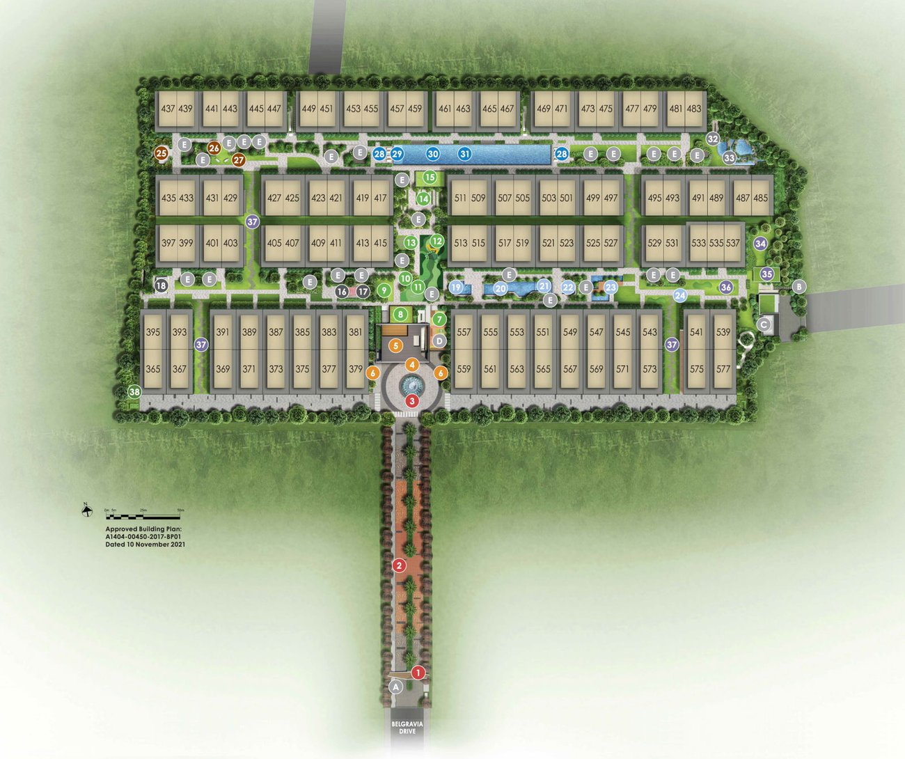 Elevation chart — Belgravia Ace