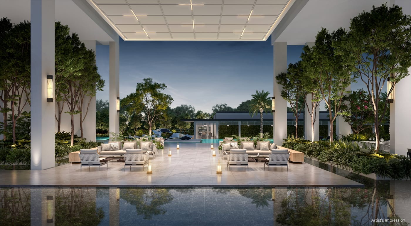 Bloomsbury Residences — pool artist's impression