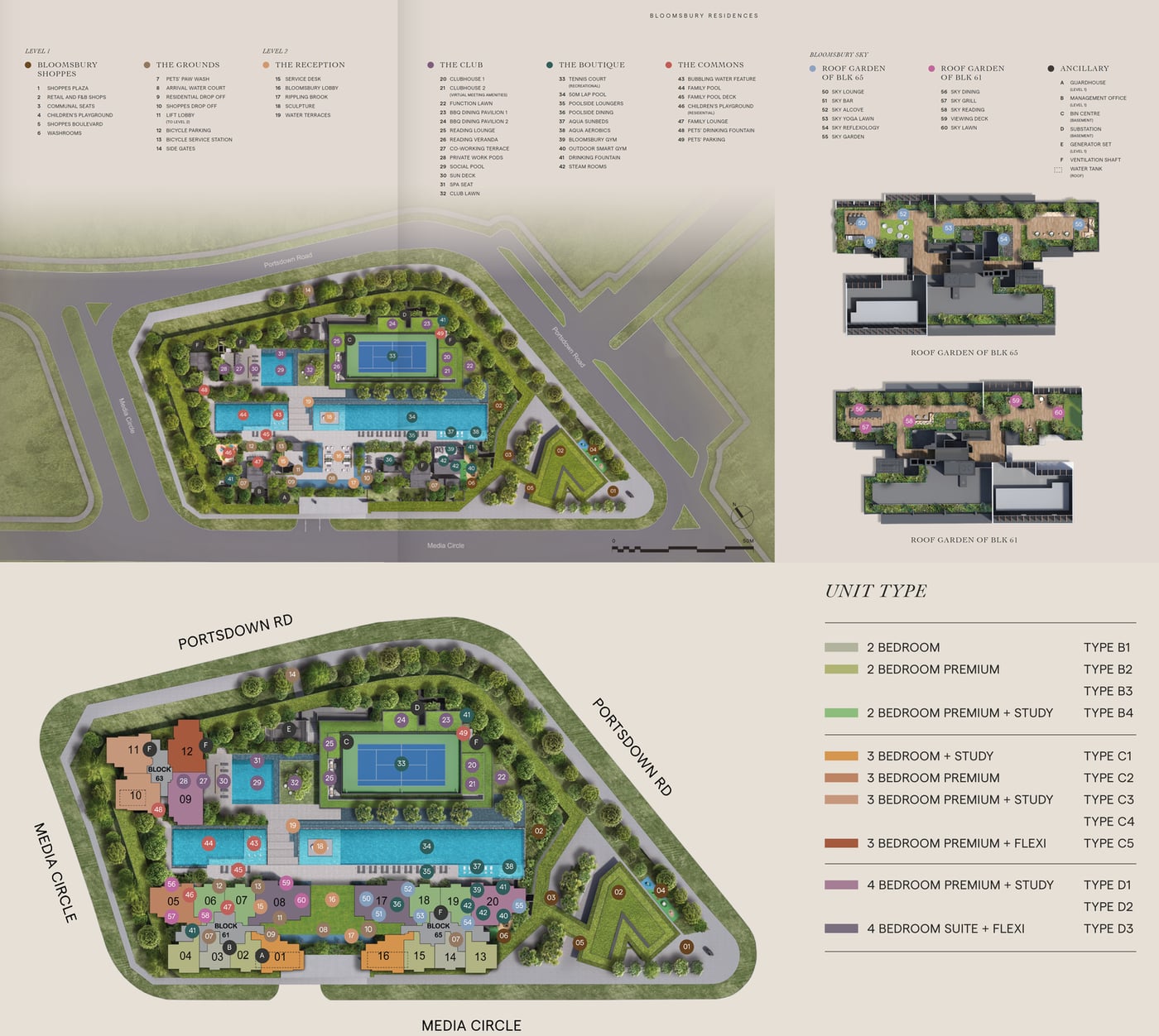 Bloomsbury Residences — site plan