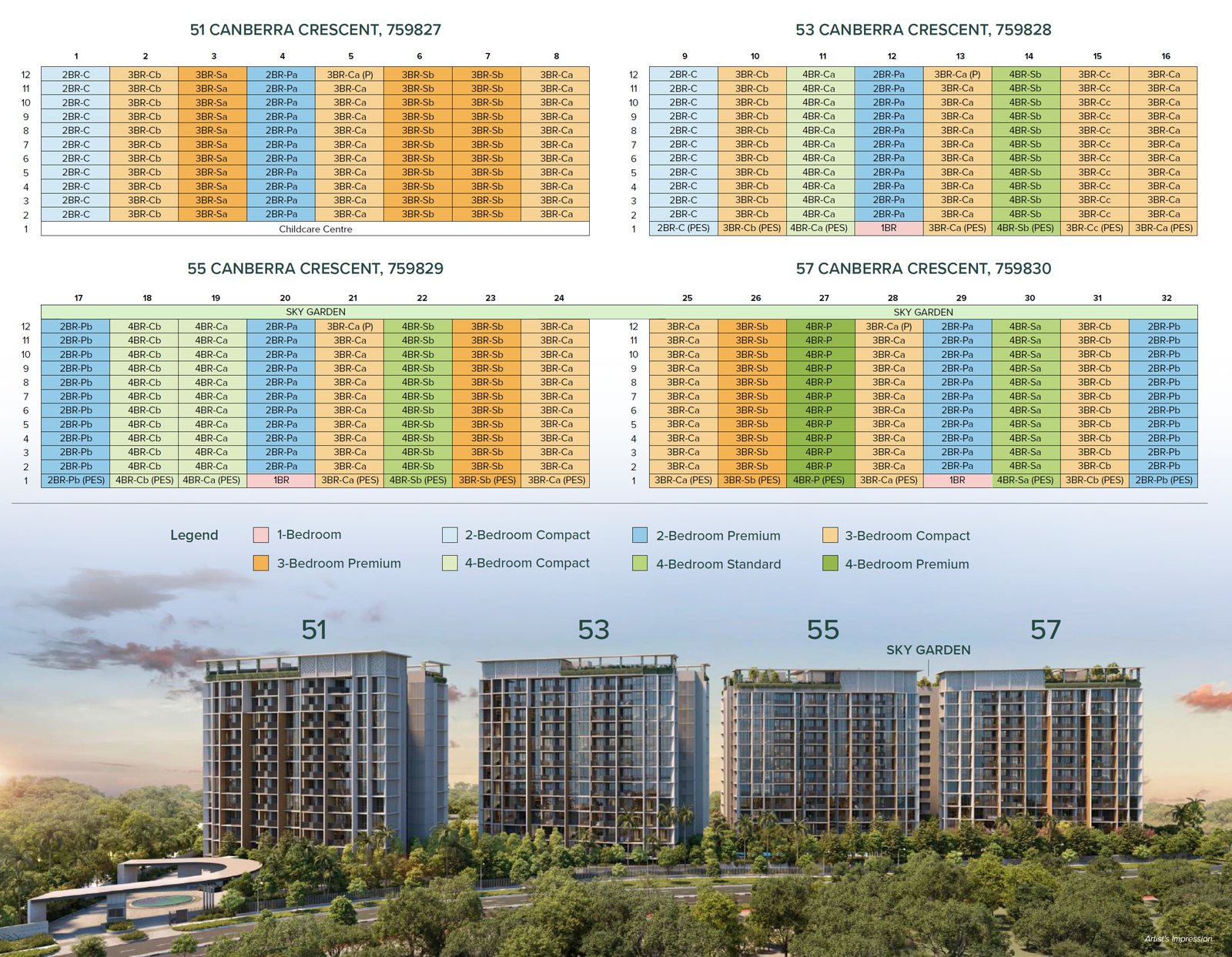 Elevation — Canberra Crescent Residences