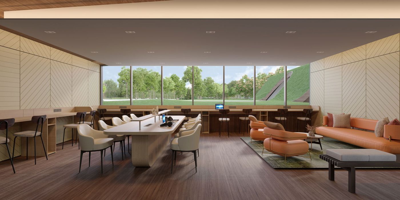 Canberra Crescent Residences — Social working space