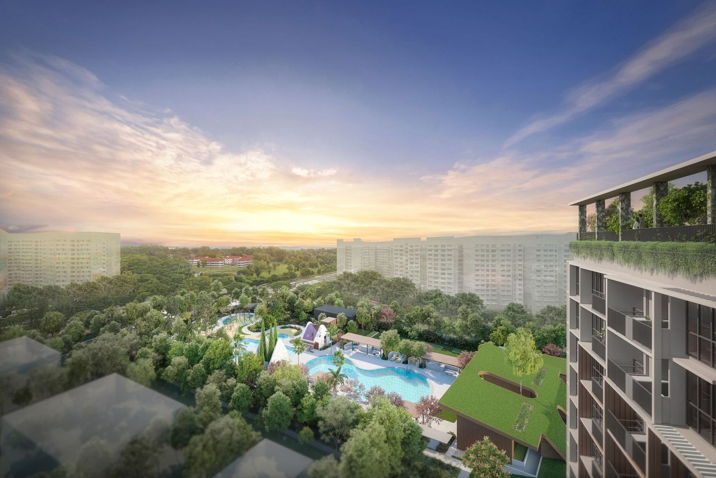 Canberra Crescent Residences — Block 55 sky lounge