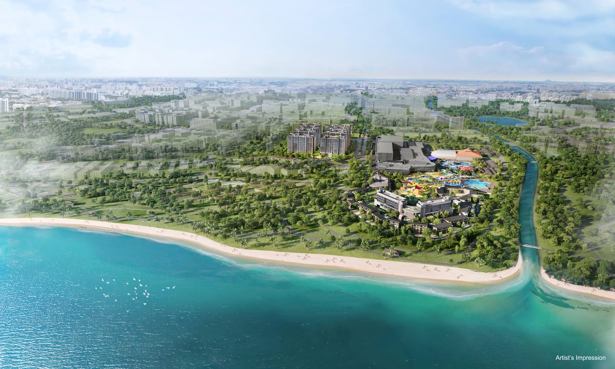 Coastal Cabana — artist's impression of the coastal grounds