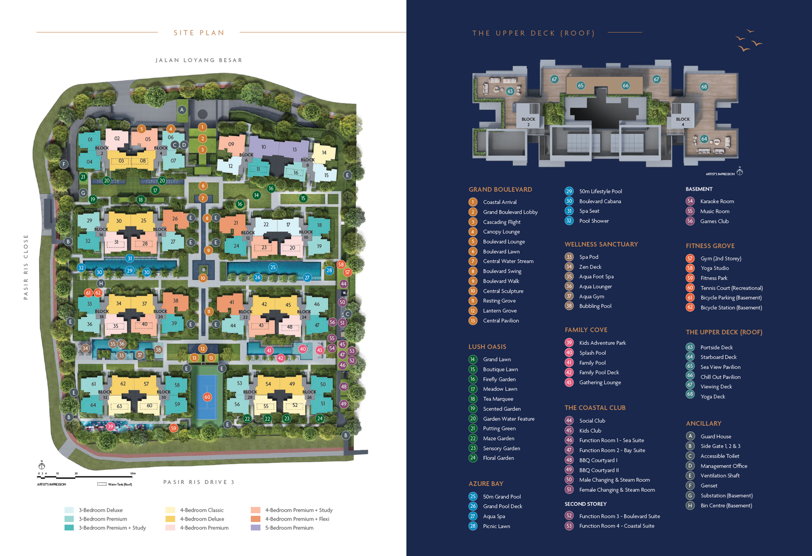 Coastal Cabana — site plan