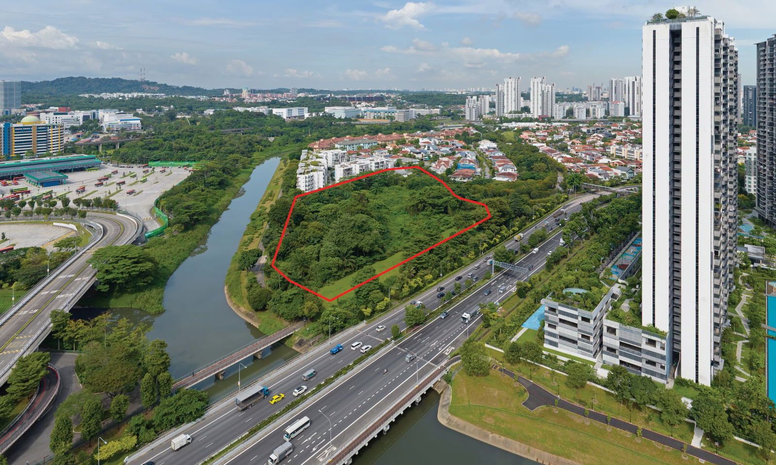 Faber Residence — artist's impression, aerial