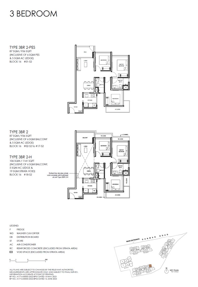 Floor plan 3BR 2 — 3 Bedroom (Luxury)