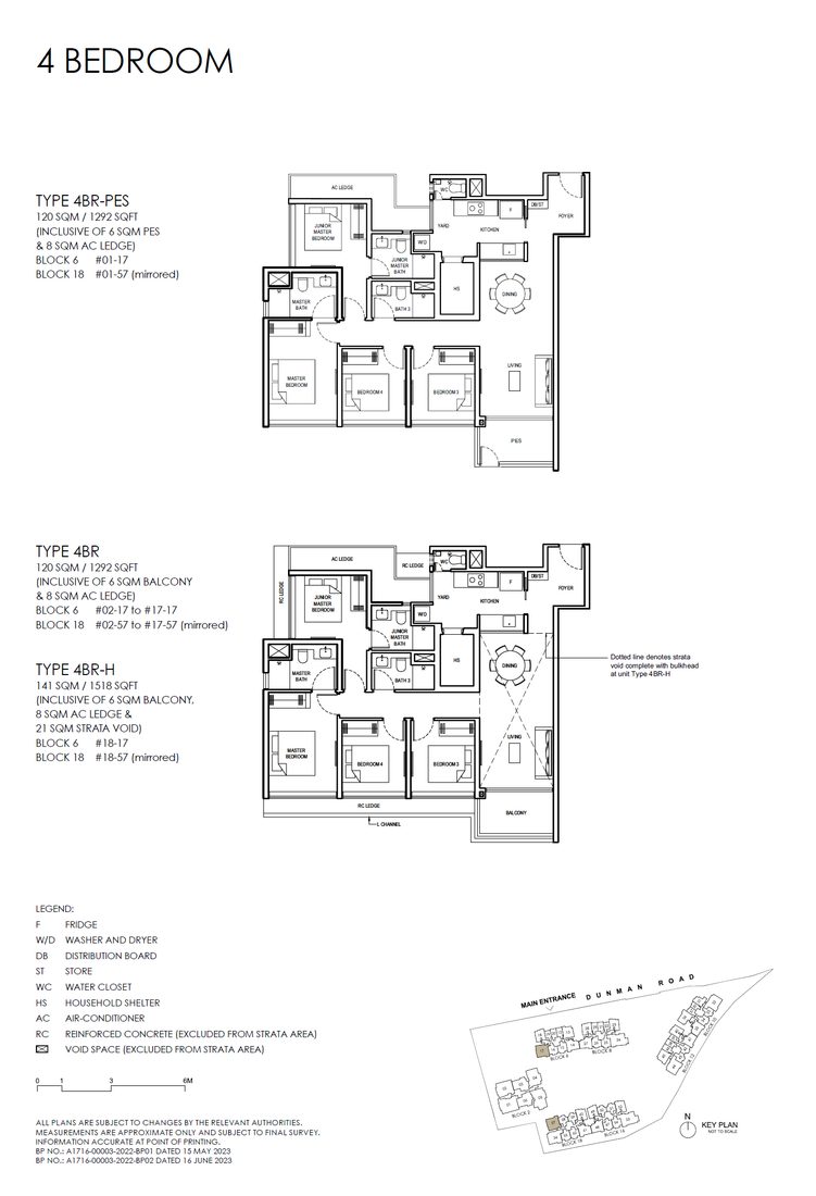 Floor plan 4BR — 4 Bedroom (Luxury)