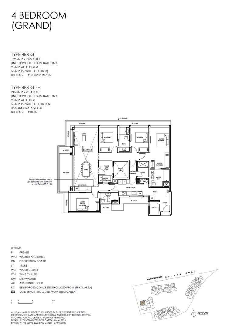 Floor plan 4BR G1 — 4 Bedroom (Grand)