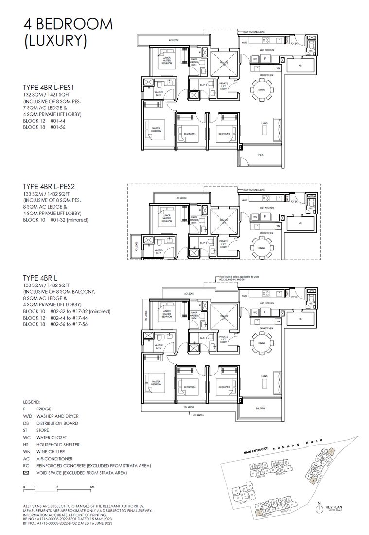 Floor plan 4BR L — 4 Bedroom (Luxury)