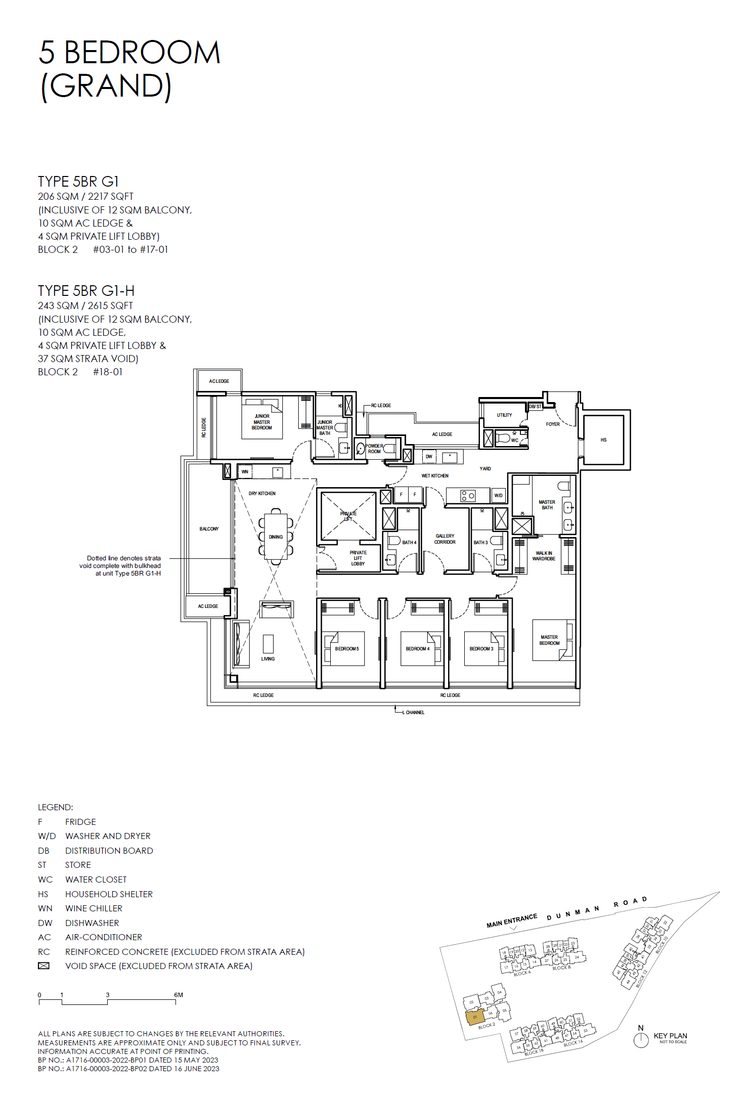 Floor plan 5BR G1 — 5 Bedroom (Grand)
