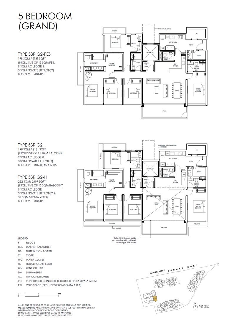 Floor plan 5BR G2 — 5 Bedroom (Grand)