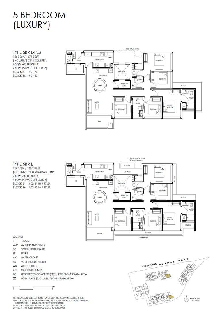 Floor plan 5BR L — 5 Bedroom (Luxury)