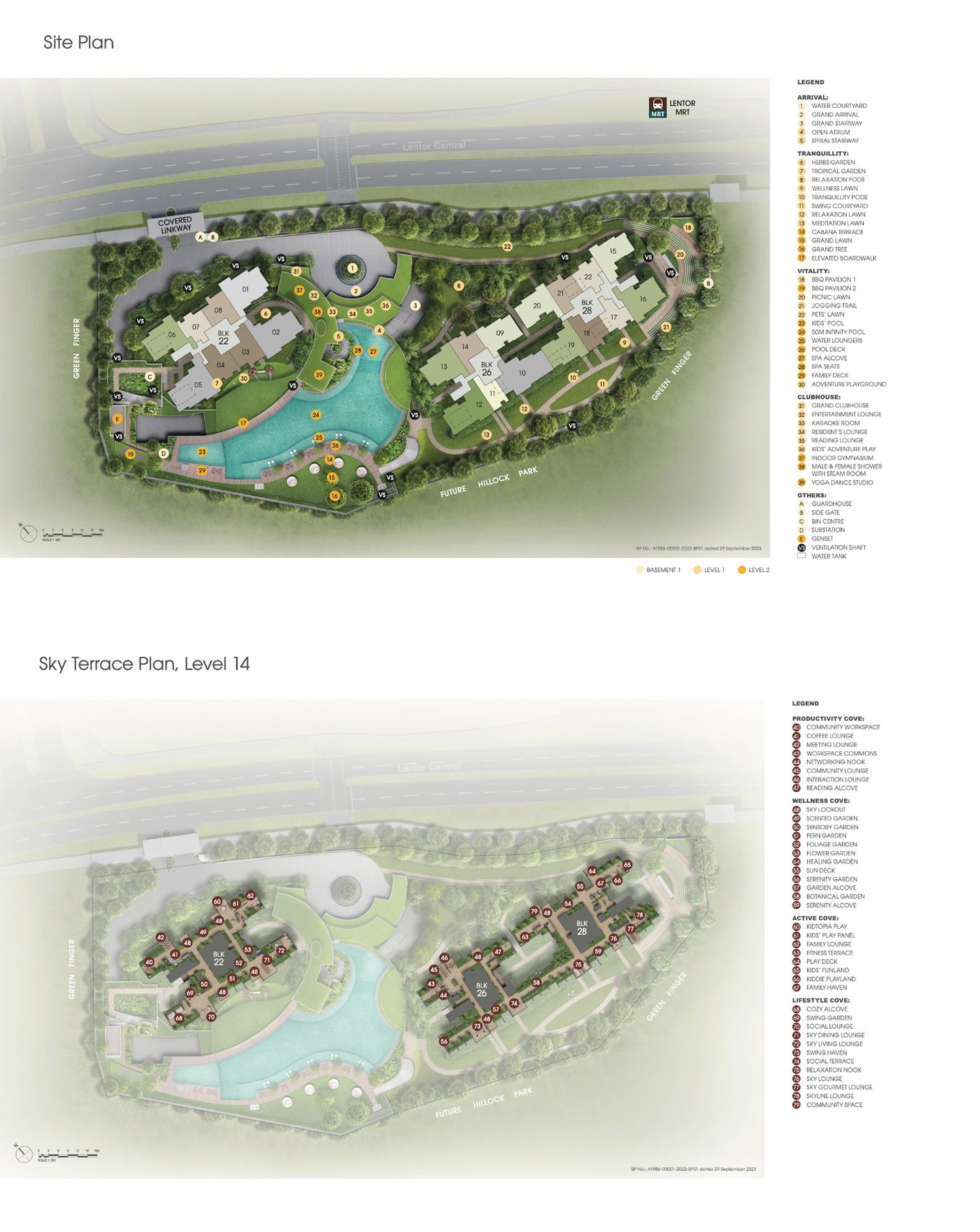 Hillock Green 悦翠轩 — site plan