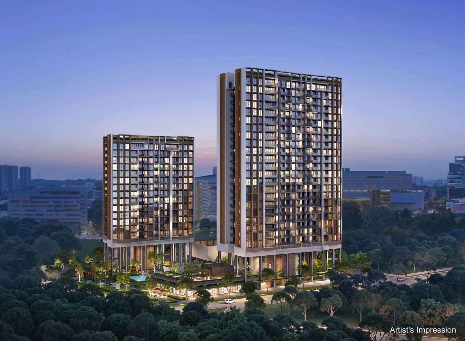 Hudson Place Residences — artist's impression
