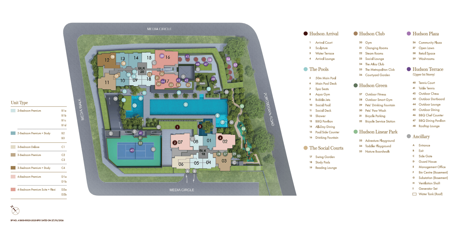 Hudson Place Residences — site plan