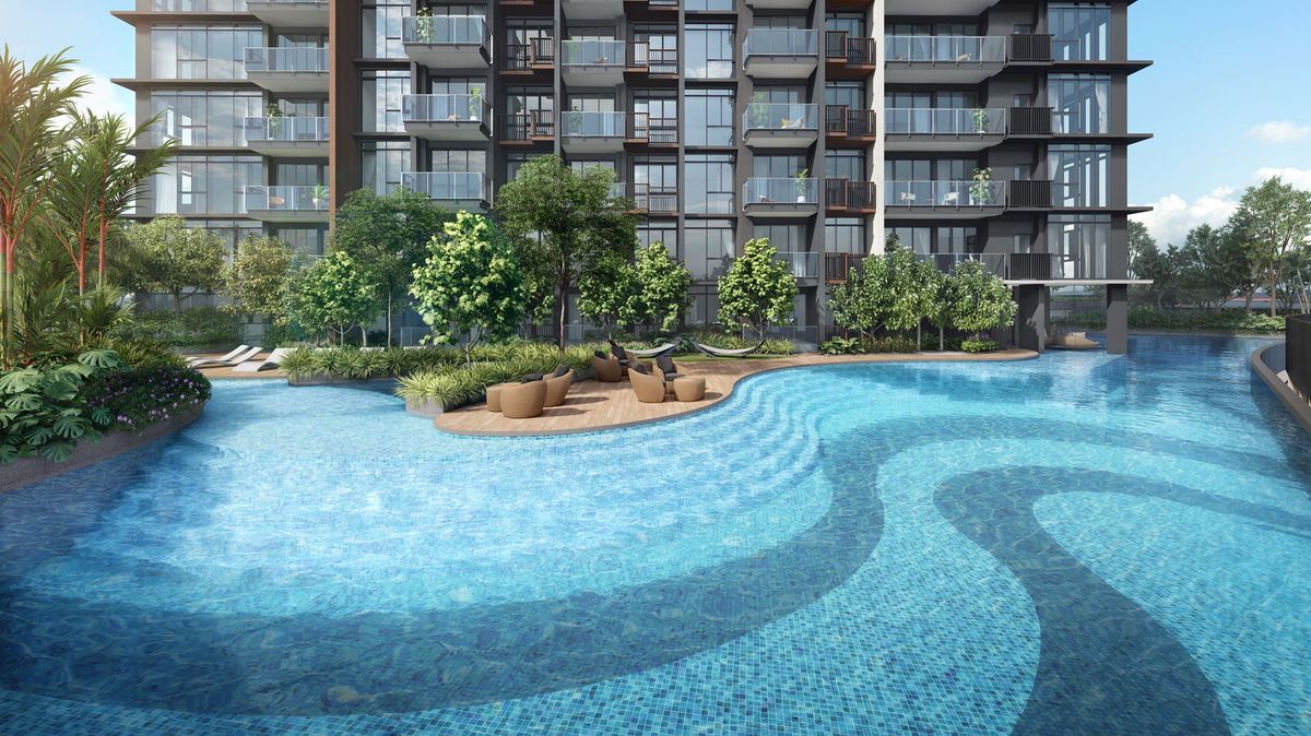 Jden 聚鼎 — Main Pool render, artist's impression