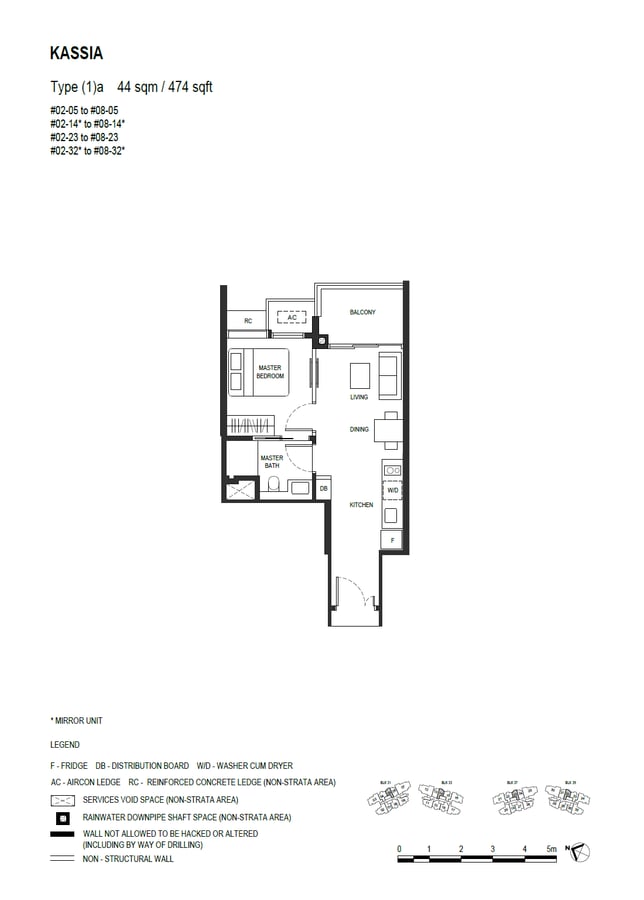 Floor plan (1)a — 1 Bedroom
