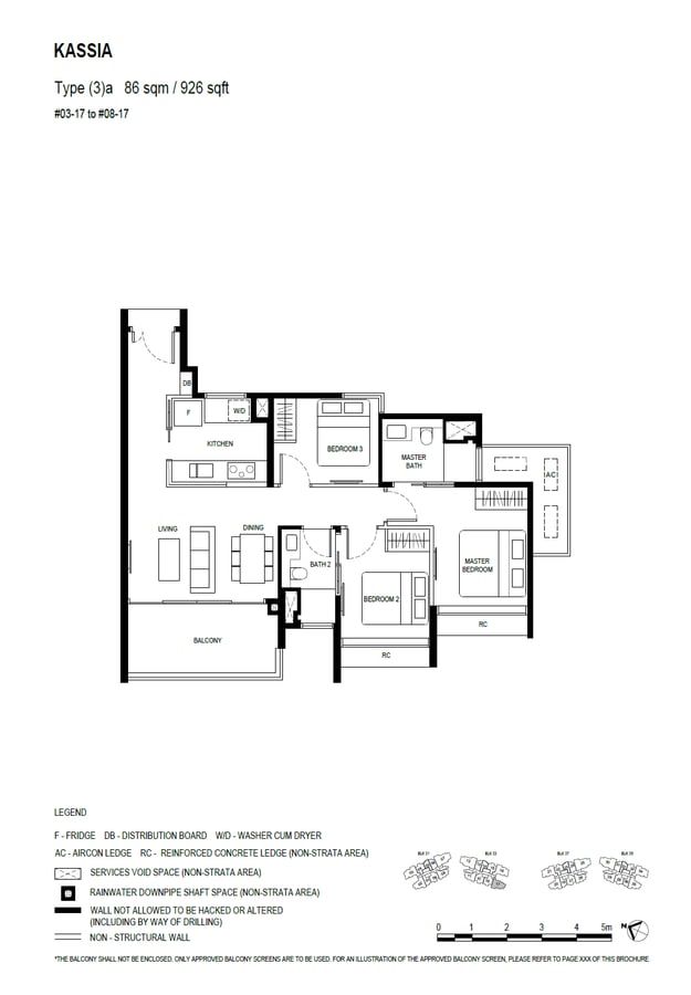 Floor plan (3)a — 3 Bedroom