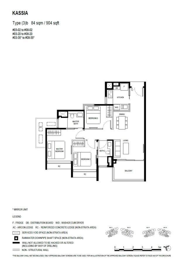Floor plan (3)b — 3 Bedroom
