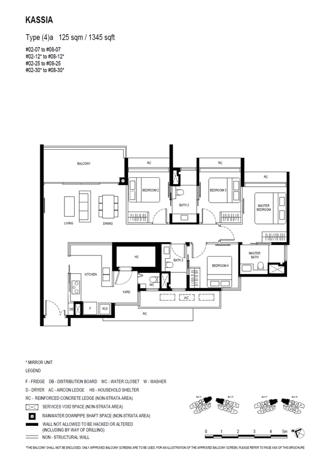Floor plan (4)a — 4 Bedroom