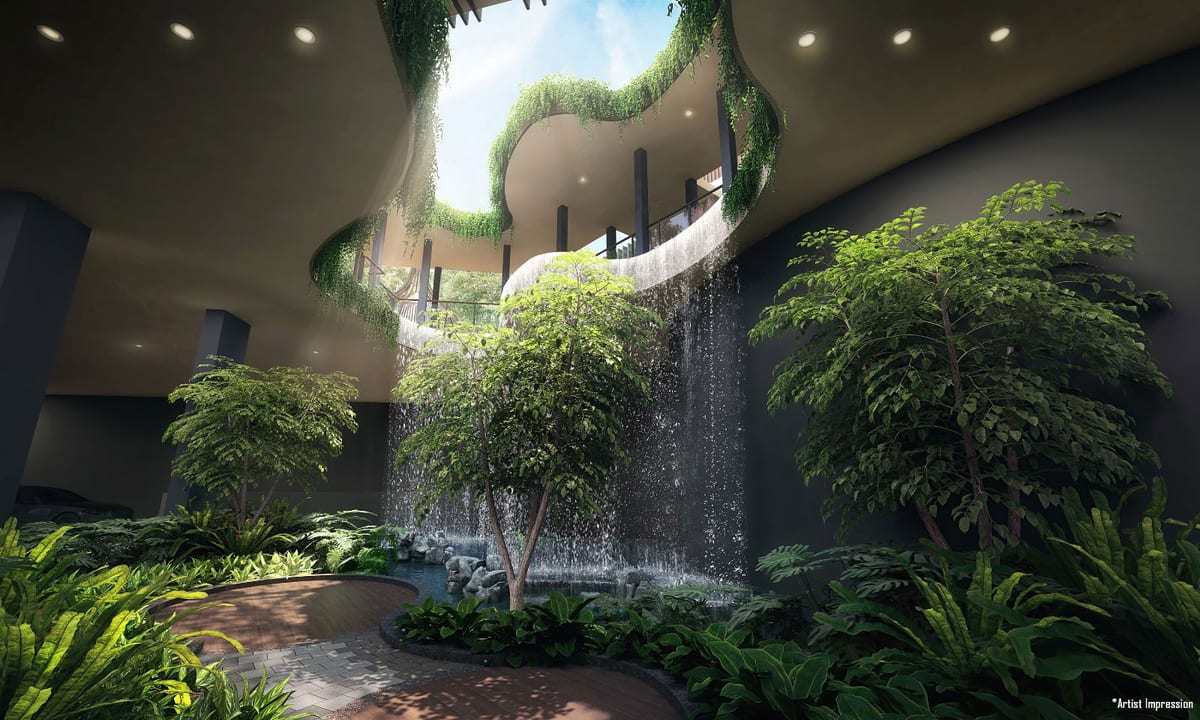 Kassia — Artist&rsquo;s impression &middot; the grounds, artist's impression