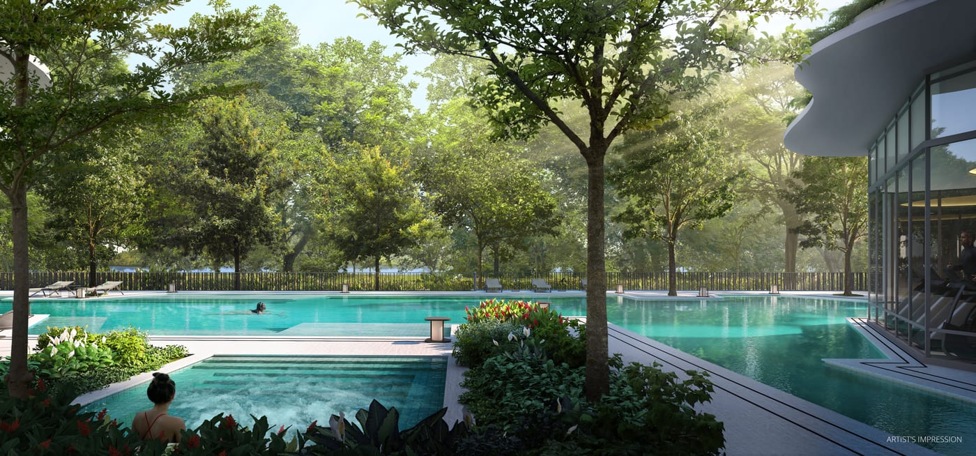 The LakeGarden Residences — pool & facilities, artist's impression