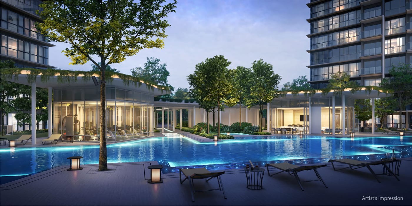 The LakeGarden Residences — Artist's impression — facade