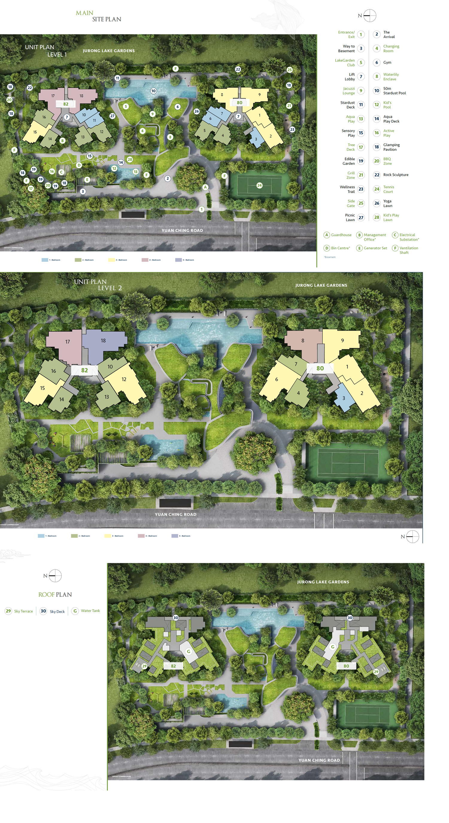 The LakeGarden Residences — site plan