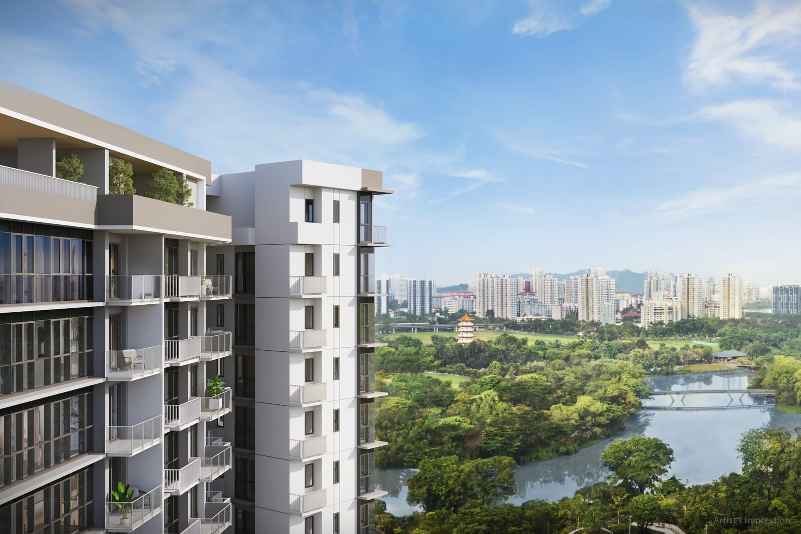 The LakeGarden Residences — artist's impression