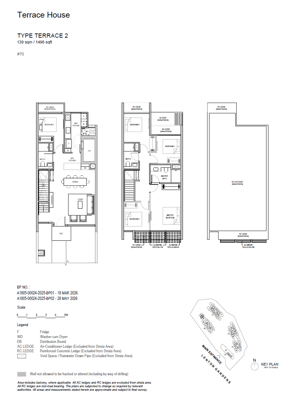 Floor plan TERRACE 2 — Strata Terrace House