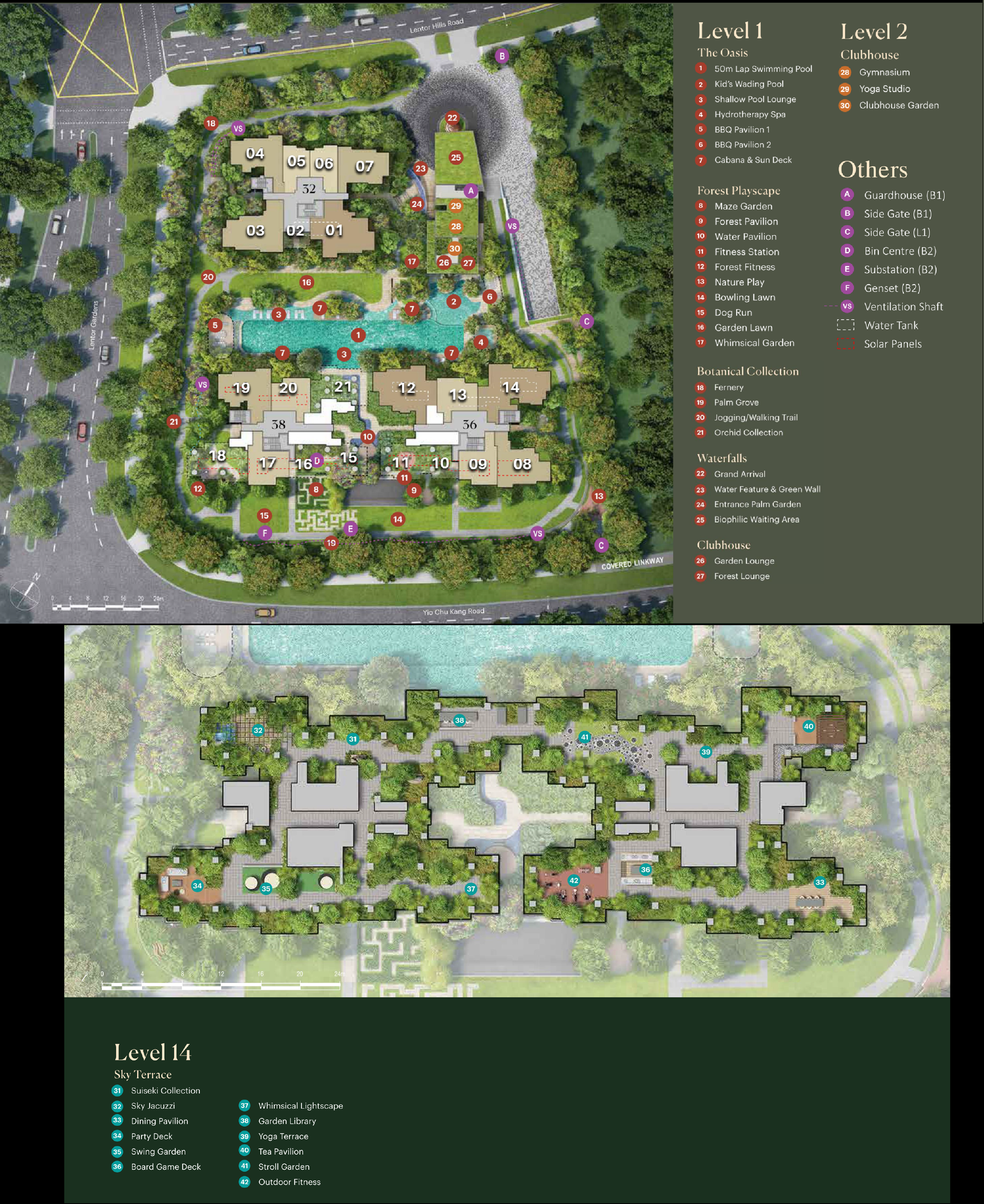 Lentoria — site plan