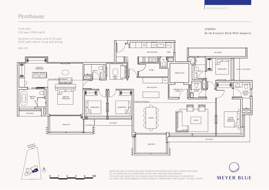 Floor plan PH2 — Penthouse
