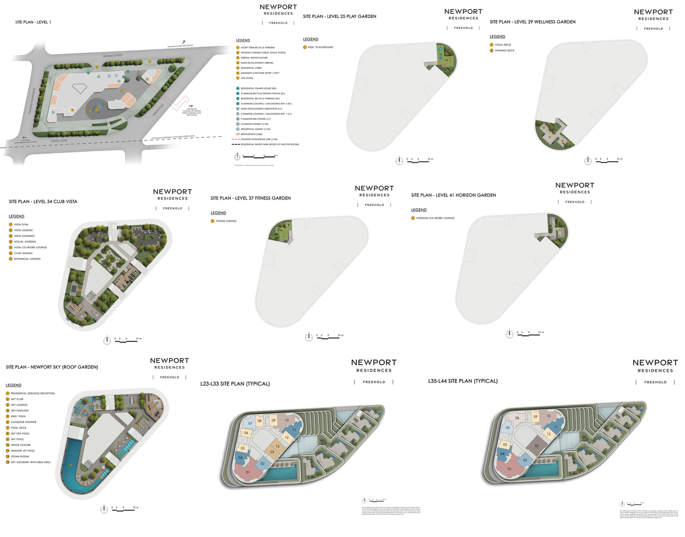 Newport Residences — site plan