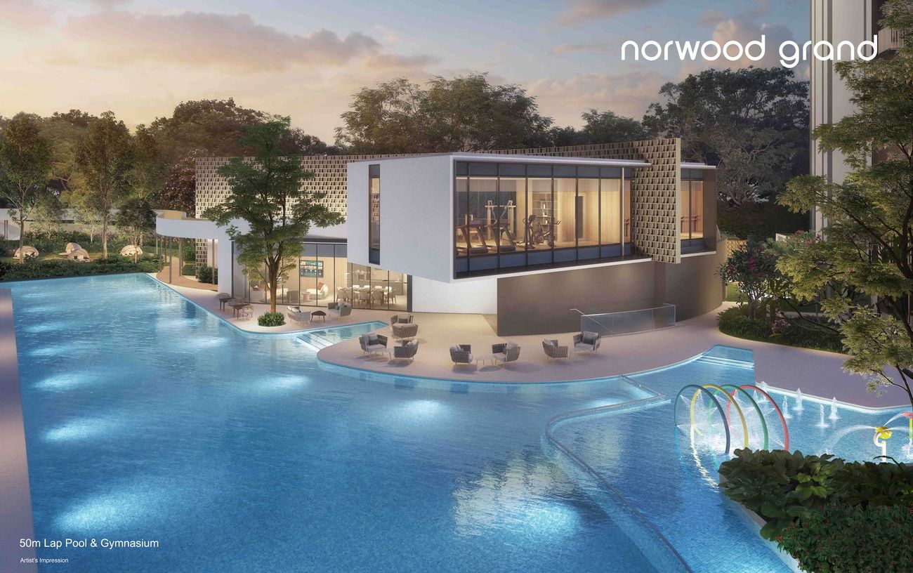 Norwood Grand — 50-metre lap pool and gym, artist's impression