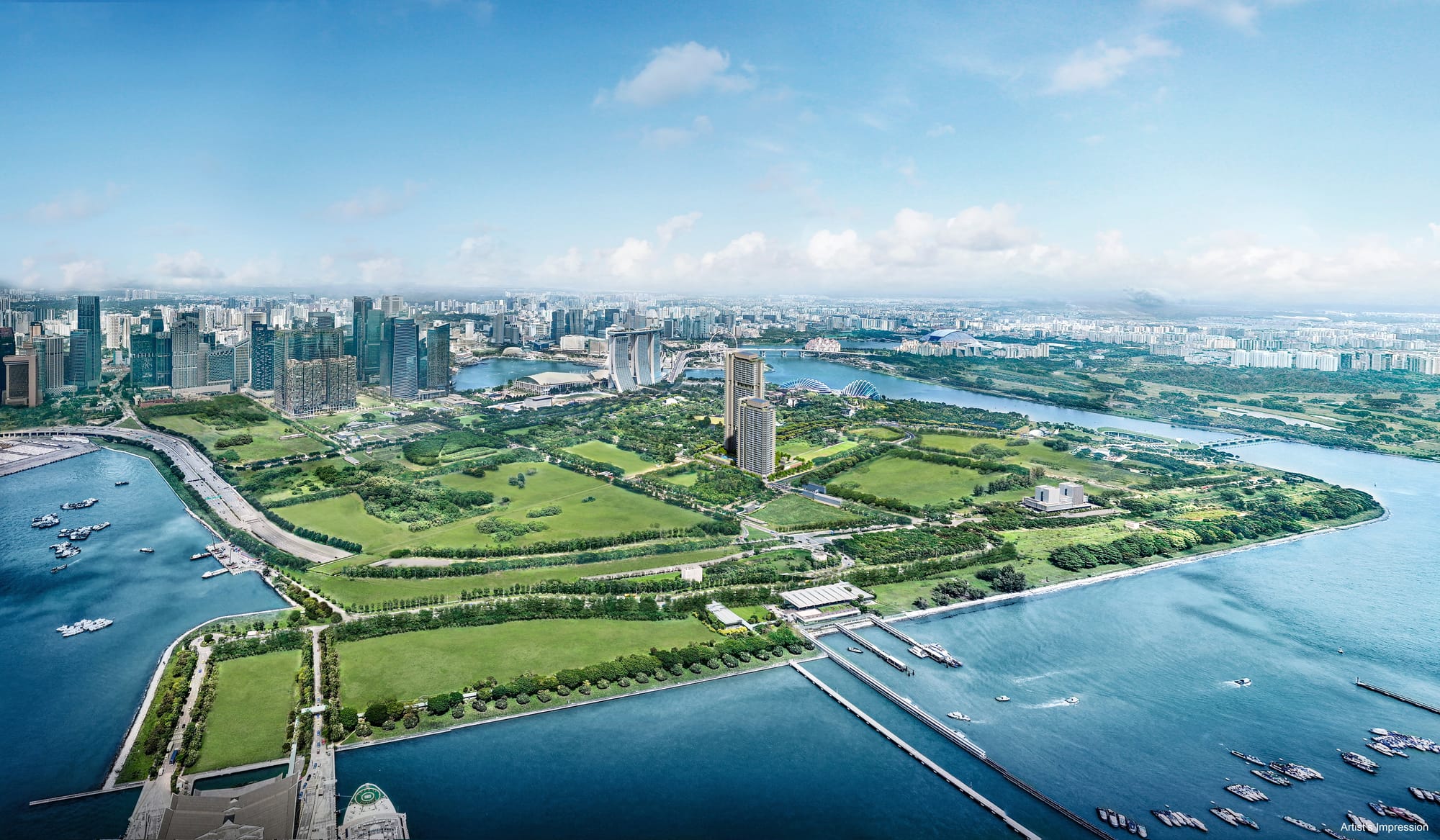 One Marina Gardens — artist's impression