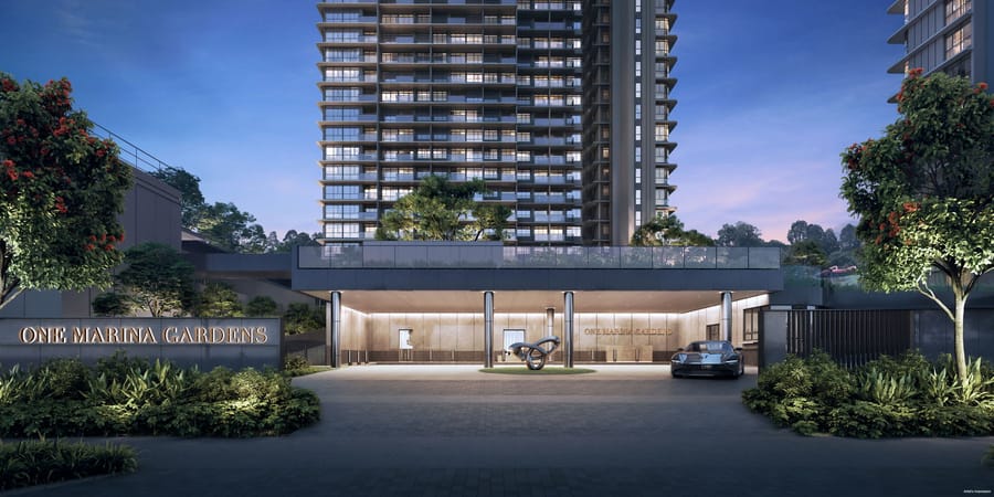 One Marina Gardens — artist's impression