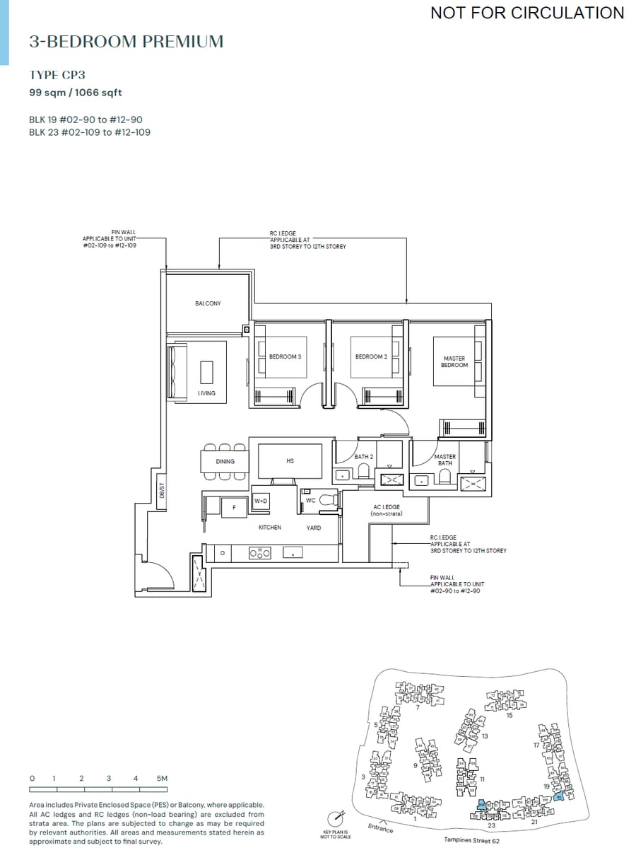 Floor plan CP3 — 3 BEDROOM PREMIUM