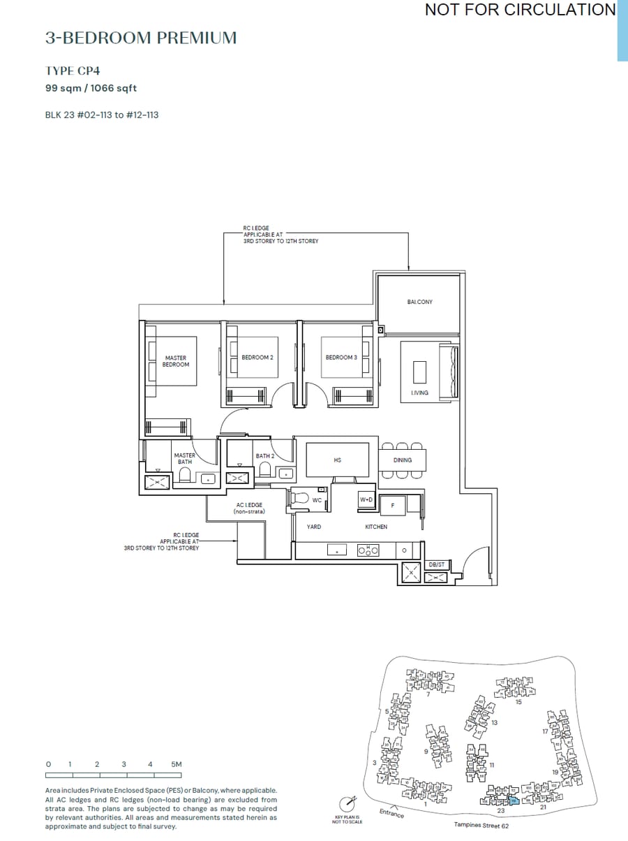 Floor plan CP4 — 3 BEDROOM PREMIUM