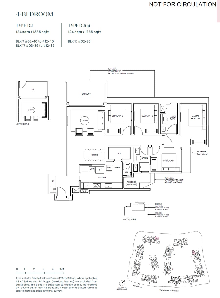Floor plan D2 — 4 BEDROOM