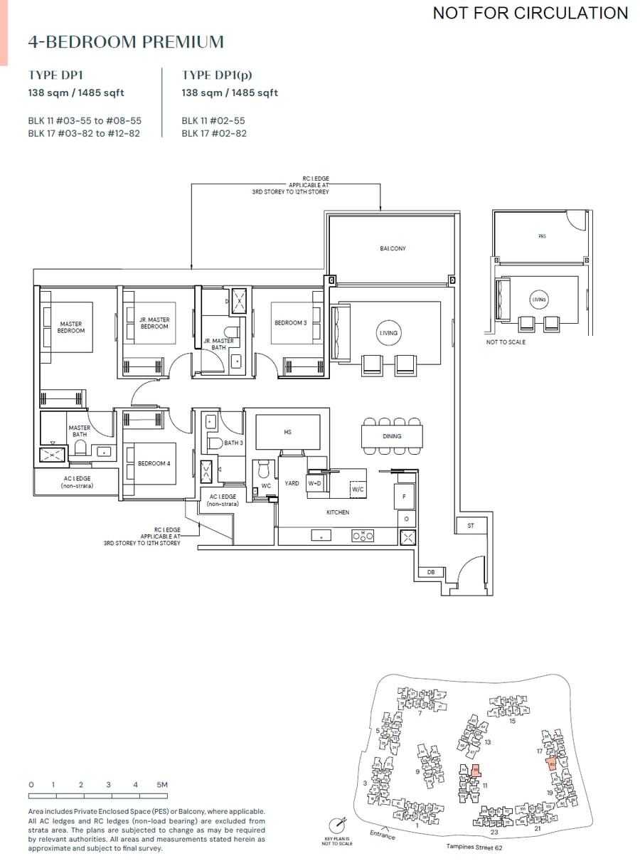 Floor plan DP1 — 4 BEDROOM PREMIUM