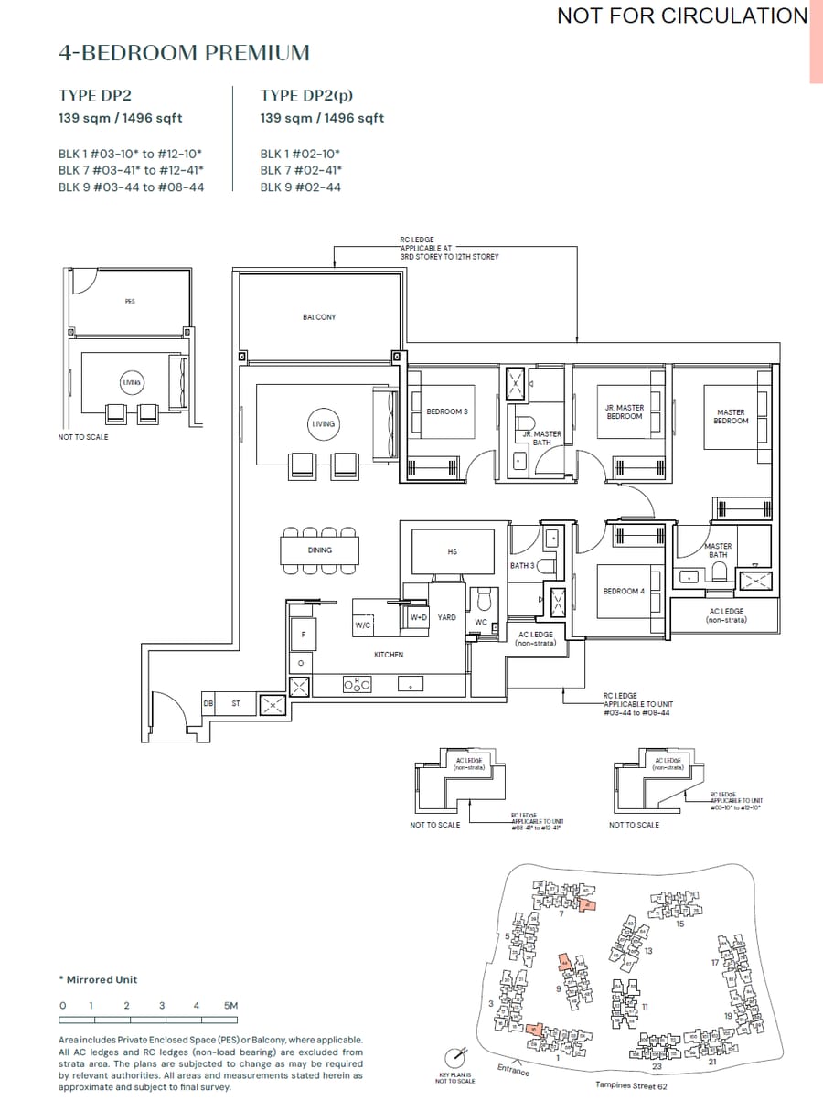 Floor plan DP2 — 4 BEDROOM PREMIUM