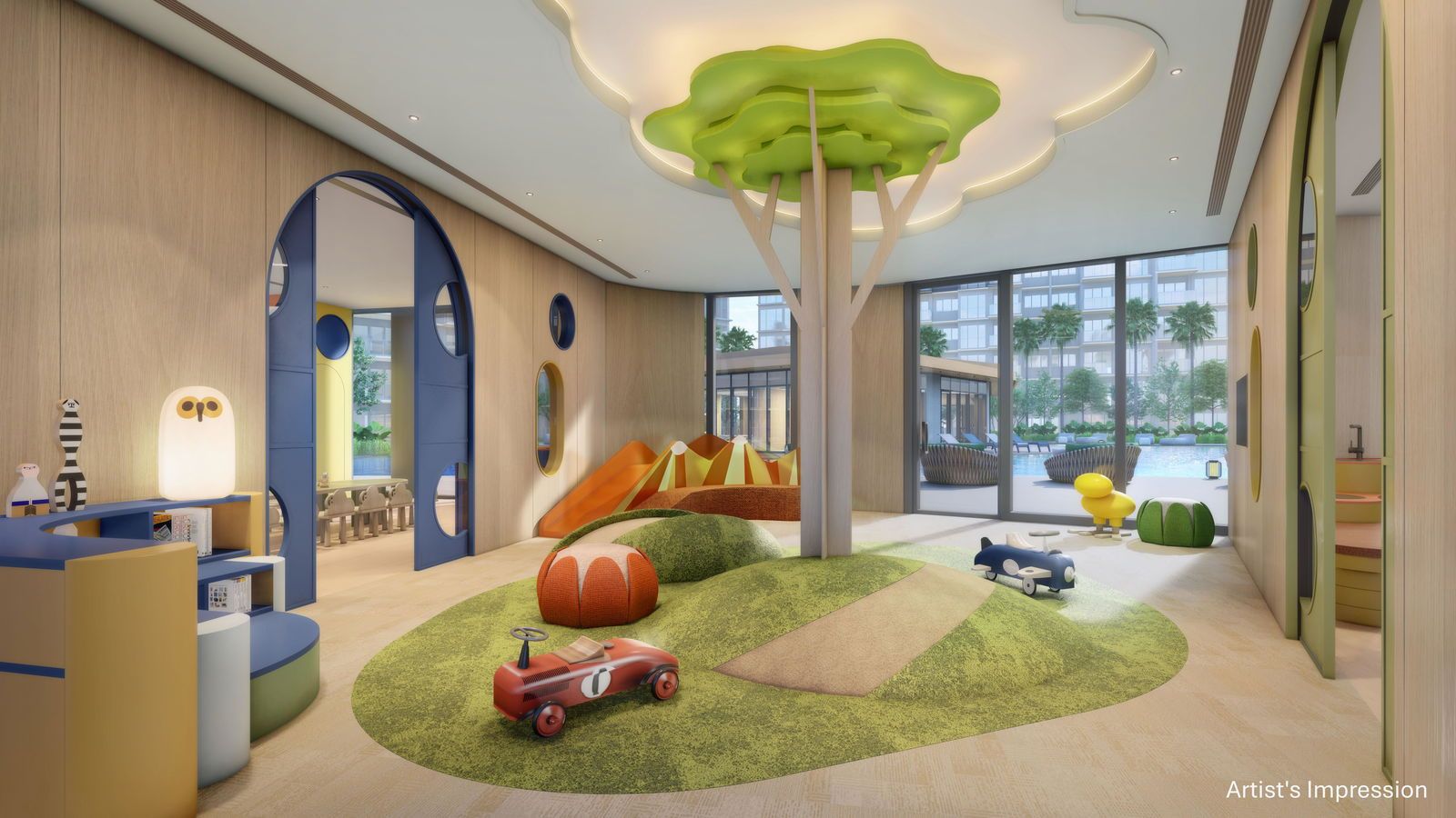 Parktown Residence — Junior Club play room, artist's impression